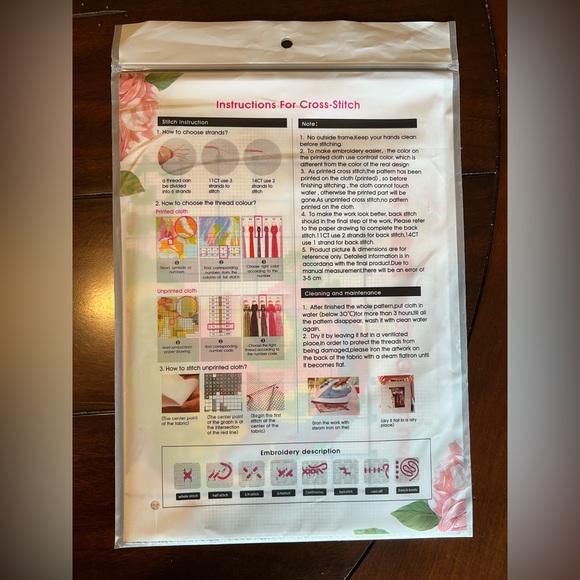 Monkey King Stamped Cross Stitch Kit - Picture 5 of 5